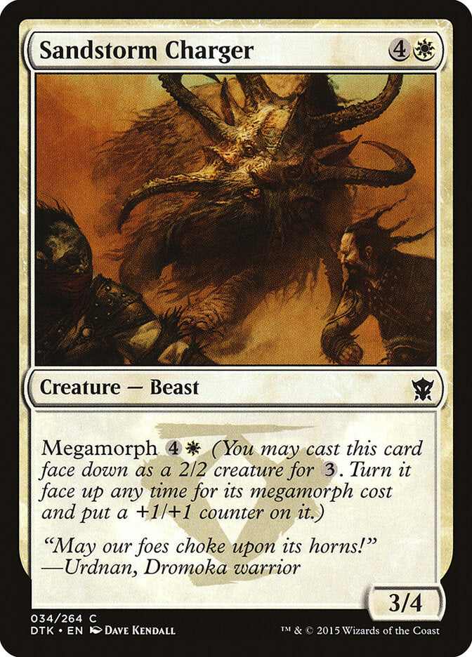 Asediador tormenta de arena | Sandstorm Charger - Dragons of Tarkir #34