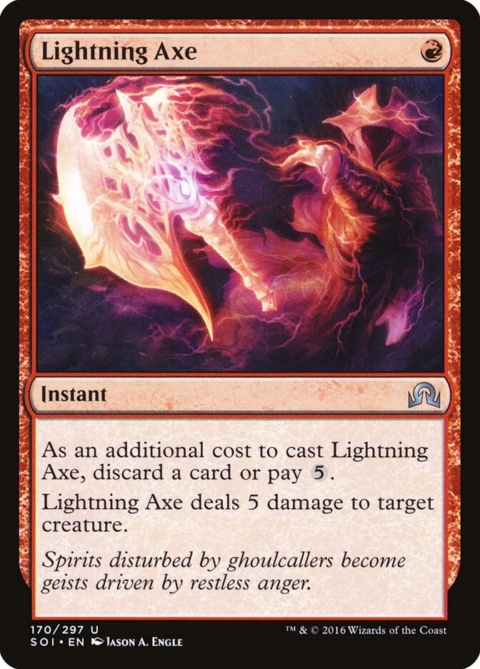 Lightning Axe — Shadows over Innistrad #170