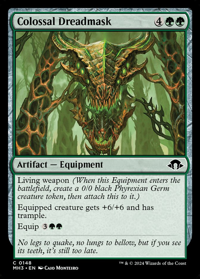 Máscara pavorosa colosal | Colossal Dreadmask — Modern Horizons 3 #148