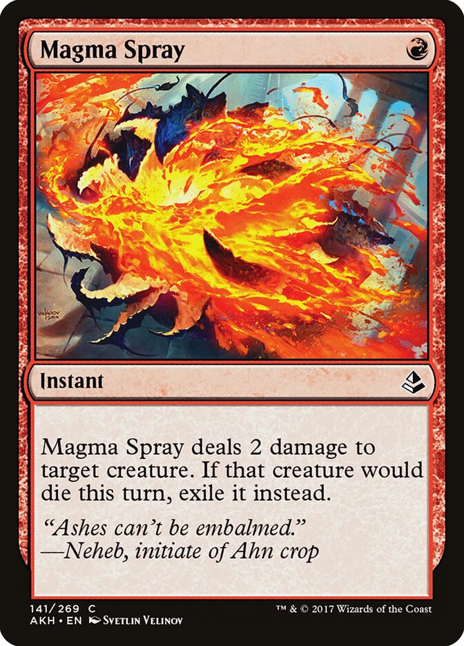 Magma Spray — Amonkhet #141
