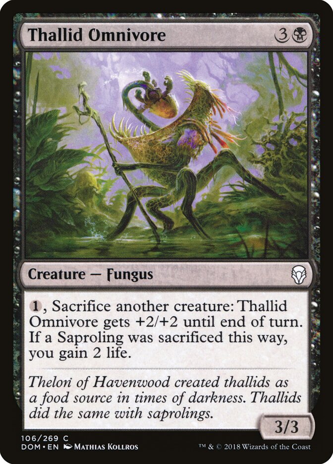 Tálido omnívoro — Dominaria #106