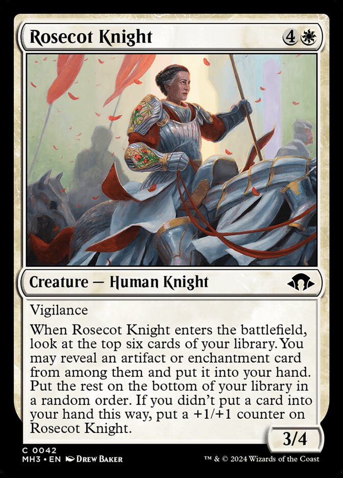 Caballero de Cotorrosas | Rosecot Knight — Modern Horizons 3 #42