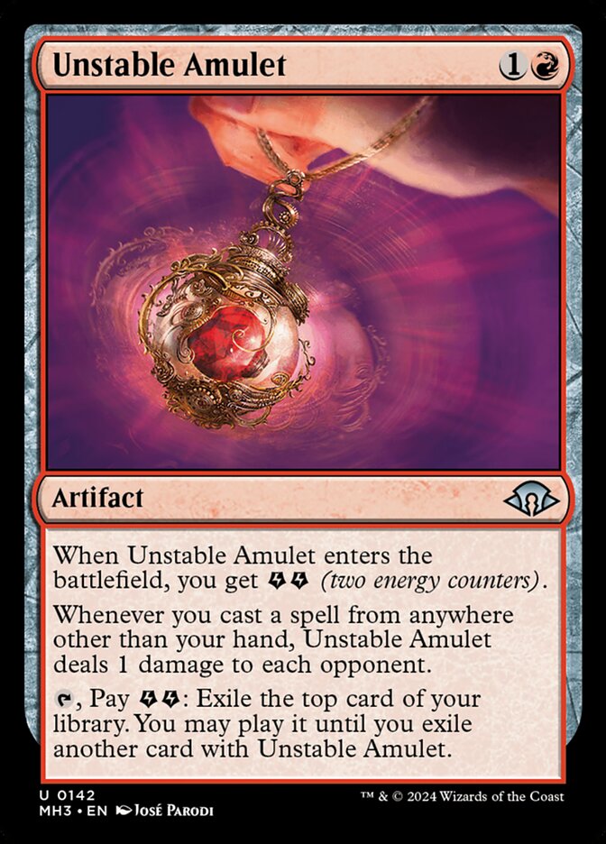 Amuleto inestable | Unstable Amulet — Modern Horizons 3 #142