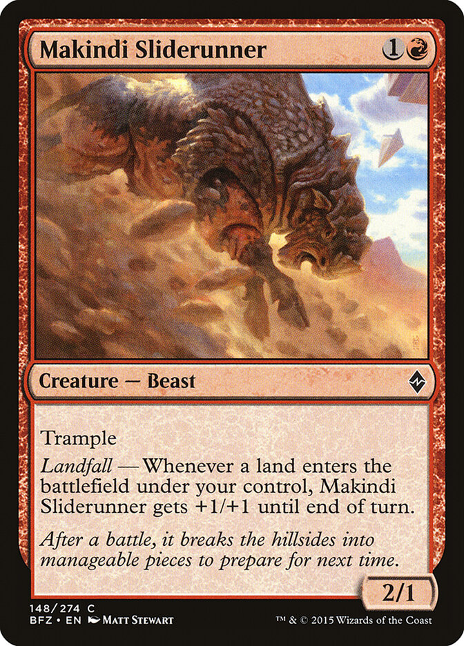 Deslizaladeras de Makindi | Makindi Sliderunner - Battle for Zendikar #148