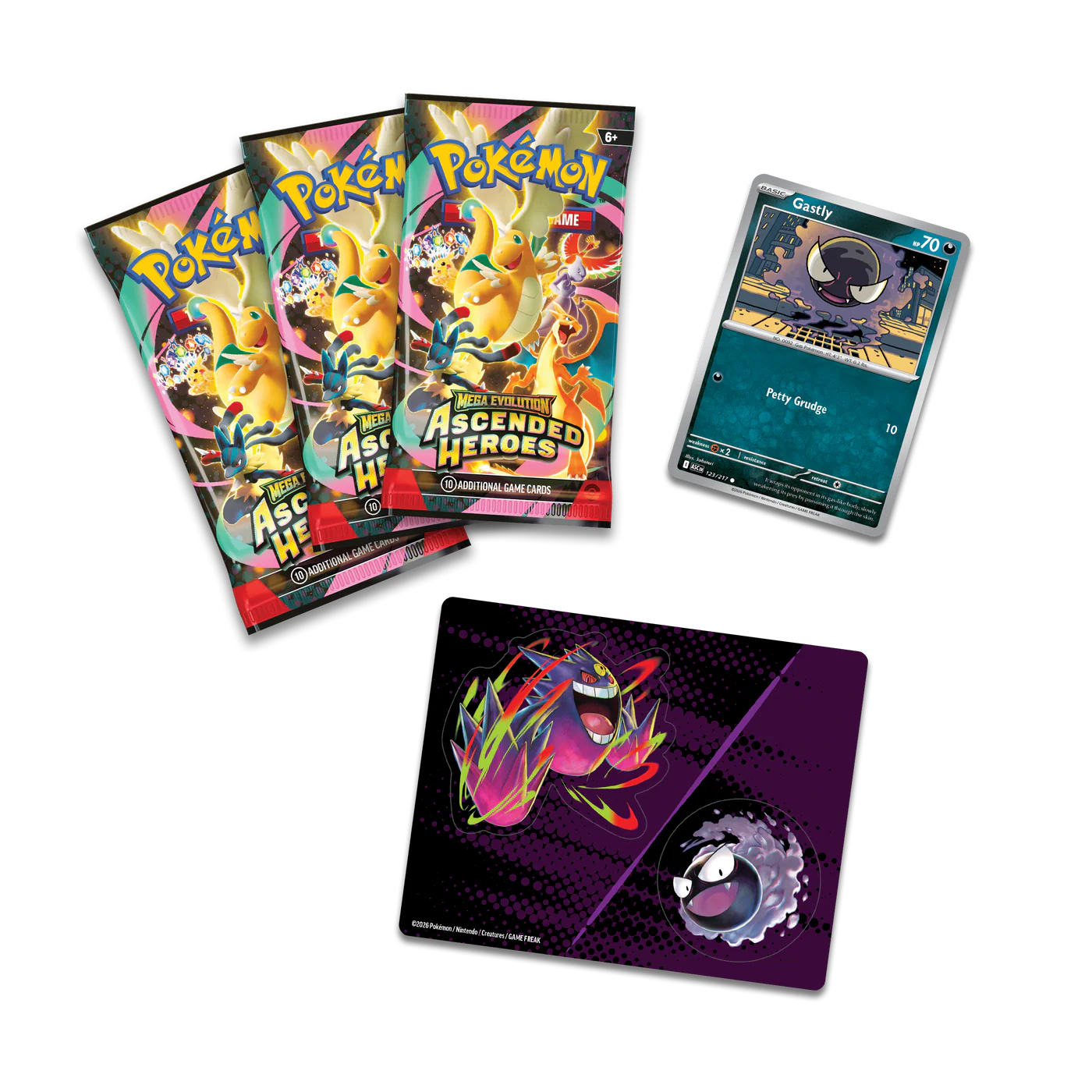 Colección con pegatinas especiales de Megaevolución-Héroes Ascendentes