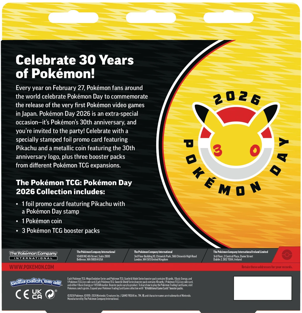 Pokémon Day 2026 Collection - 30th Anniversary