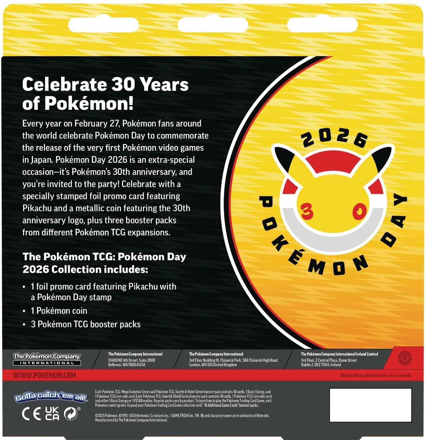 Pokémon Day 2026 Collection - 30th Anniversary