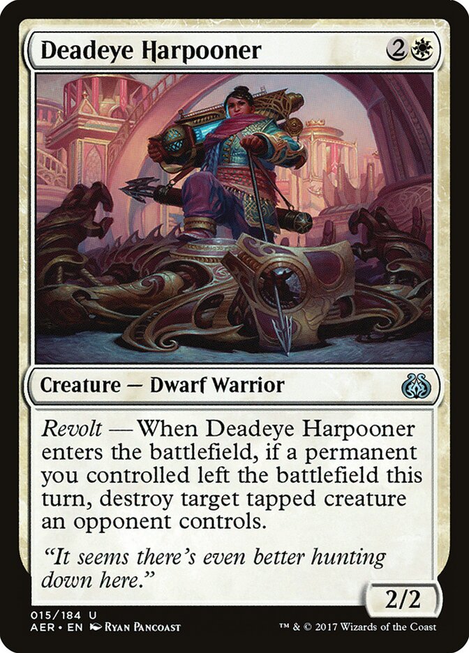 Arponeadora ojo de halcón | Deadeye Harpooner - Aether Revolt #15