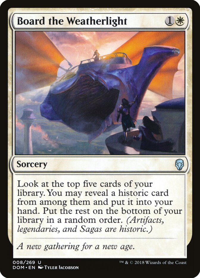 Embarcar en el Vientoligero — Dominaria #8