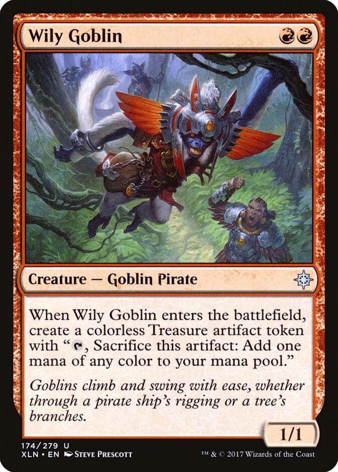 Wily Goblin — Ixalan #174