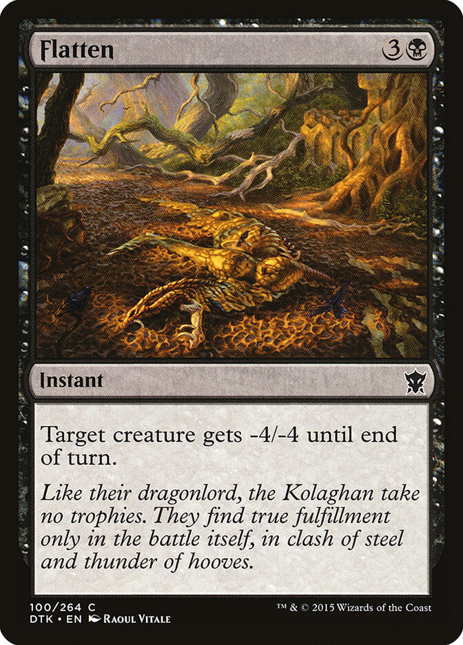 Aplanar | Flatten — Dragons of Tarkir #100
