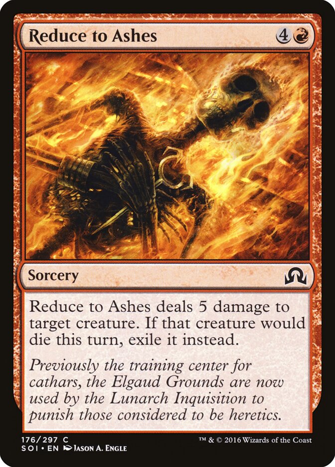 Reduce to Ashes — Shadows over Innistrad #176