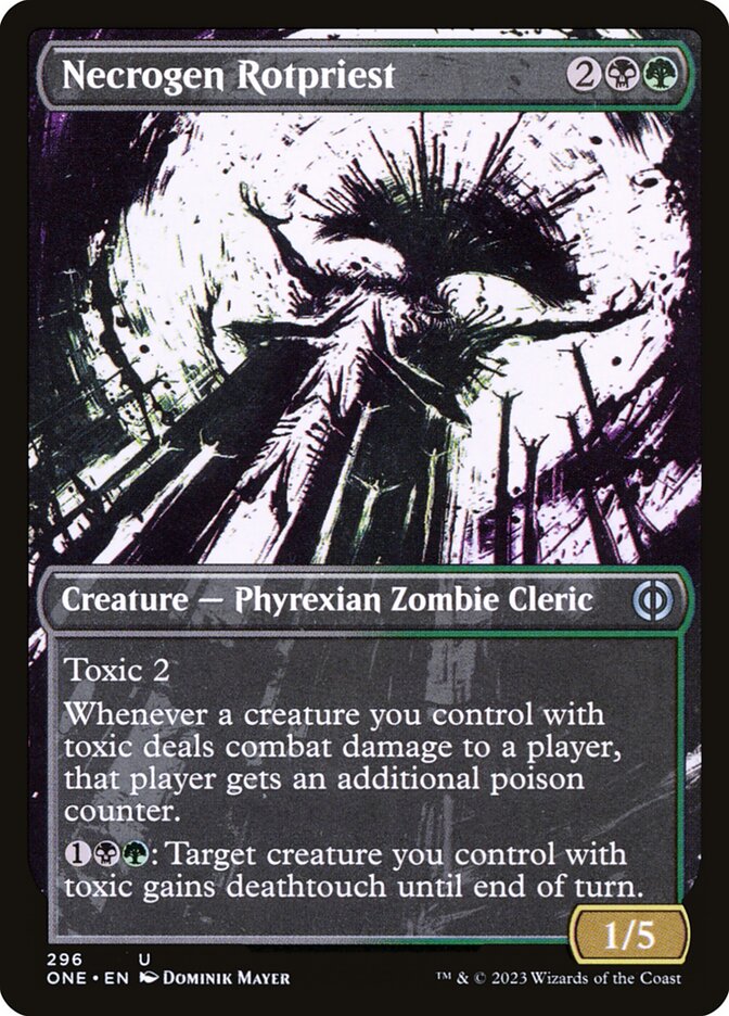 Putredotisa necrógena | Necrogen Rotpriest — Phyrexia: All Will Be One #296