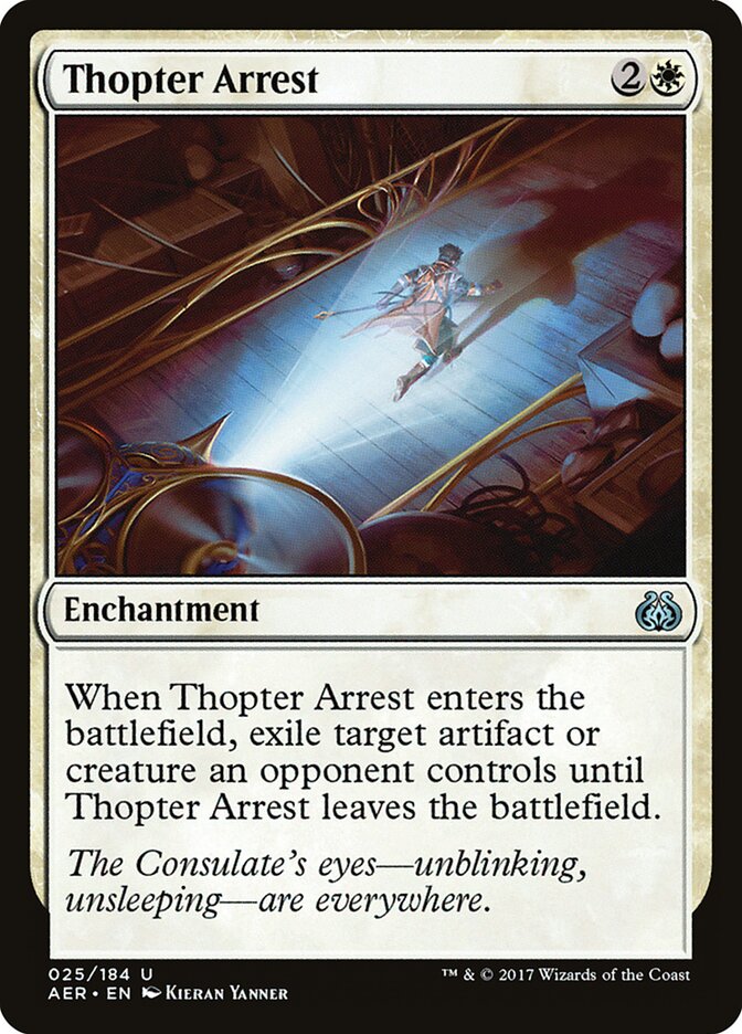 Arresto tóptero | Thopter Arrest - Aether Revolt #25