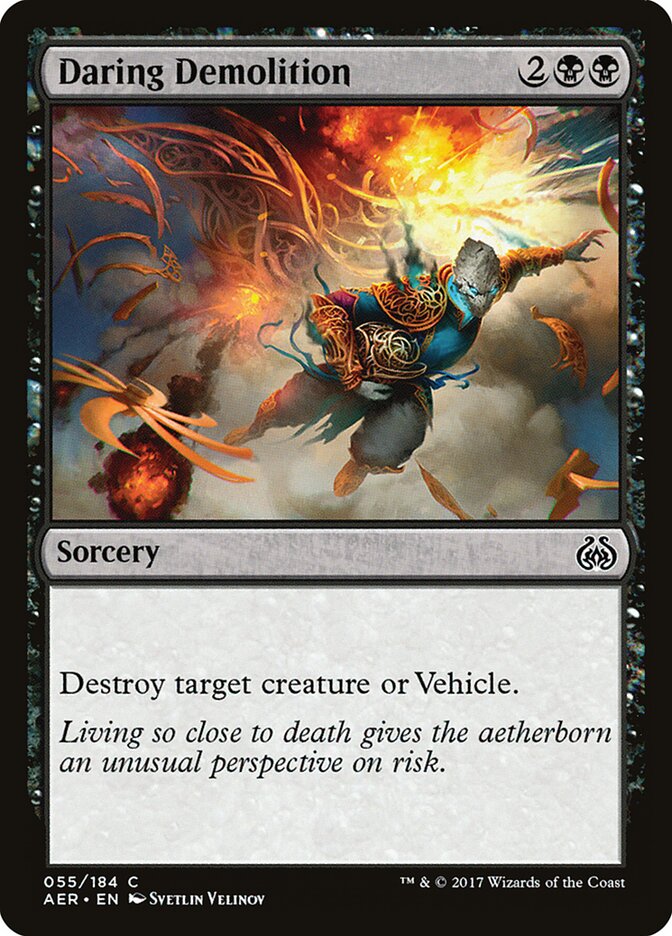Demolición arriesgada | Daring Demolition - Aether Revolt #55