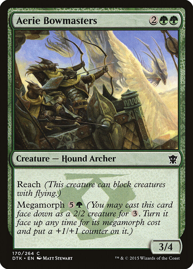 Arqueros del nido | Aerie Bowmasters — Dragons of Tarkir #170