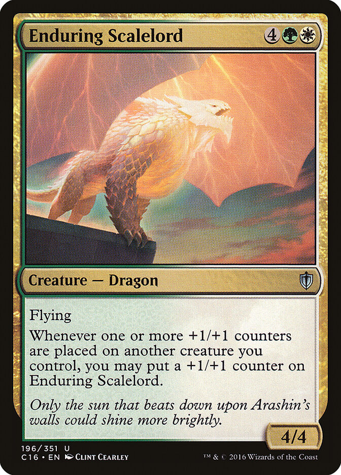 Señora de escamas resistente | Enduring Scalelord - Commander 2016 #196