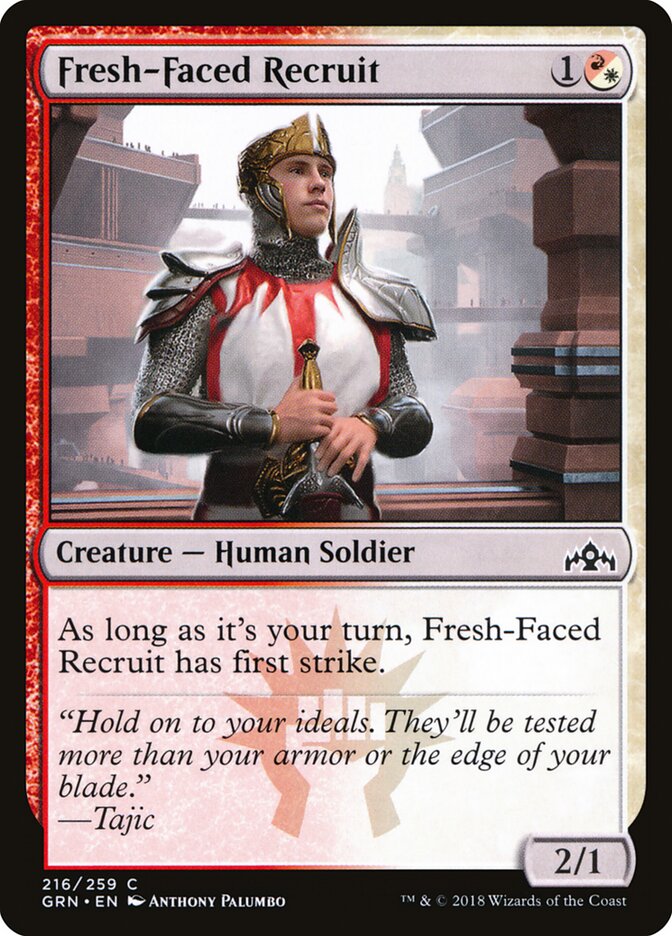Recluta novato | Fresh-Faced Recruit — Guilds of Ravnica #216