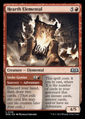 Elemental del brasero // Azuzar al genio | Hearth Elemental // Stoke Genius - Wilds of Eldraine #136