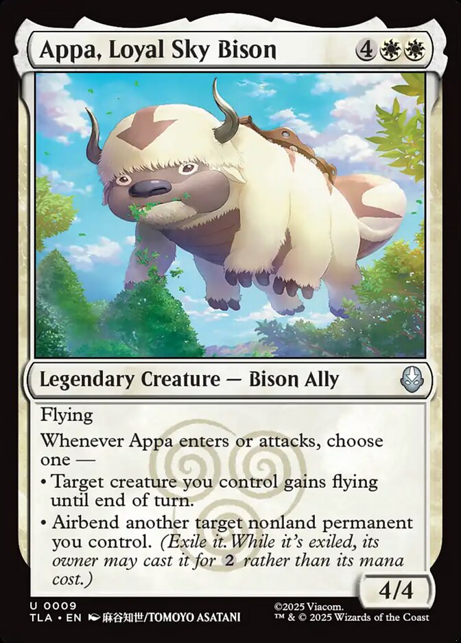 Appa, bisonte del cielo leal | Appa, Loyal Sky Bison — Avatar: The Last Airbender #9