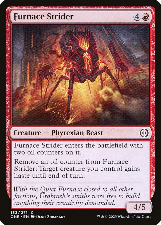 Zancudo del Horno | Furnace Strider — Phyrexia: All Will Be One #133