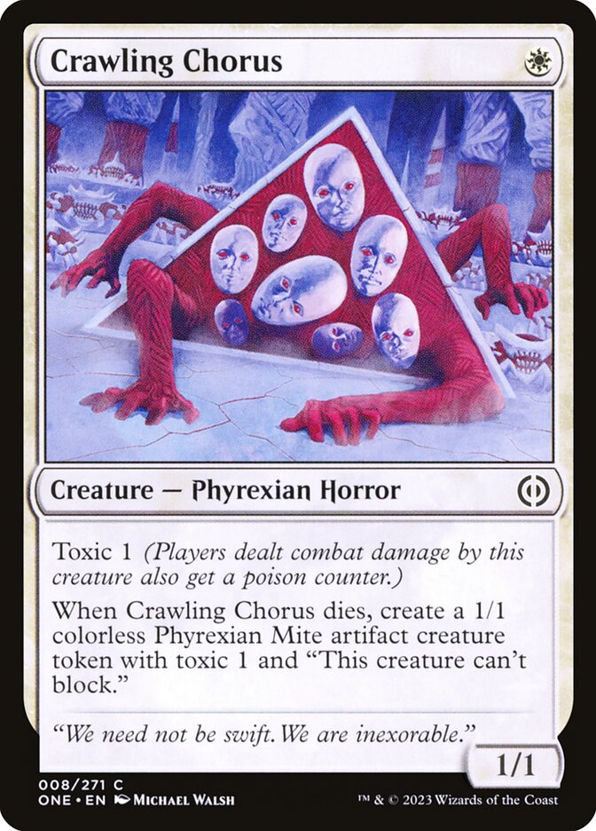 Coro reptante | Crawling Chorus — Phyrexia: All Will Be One #8