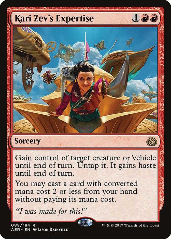 Pericia de Kari Zev | Kari Zev's Expertise - Aether Revolt #88