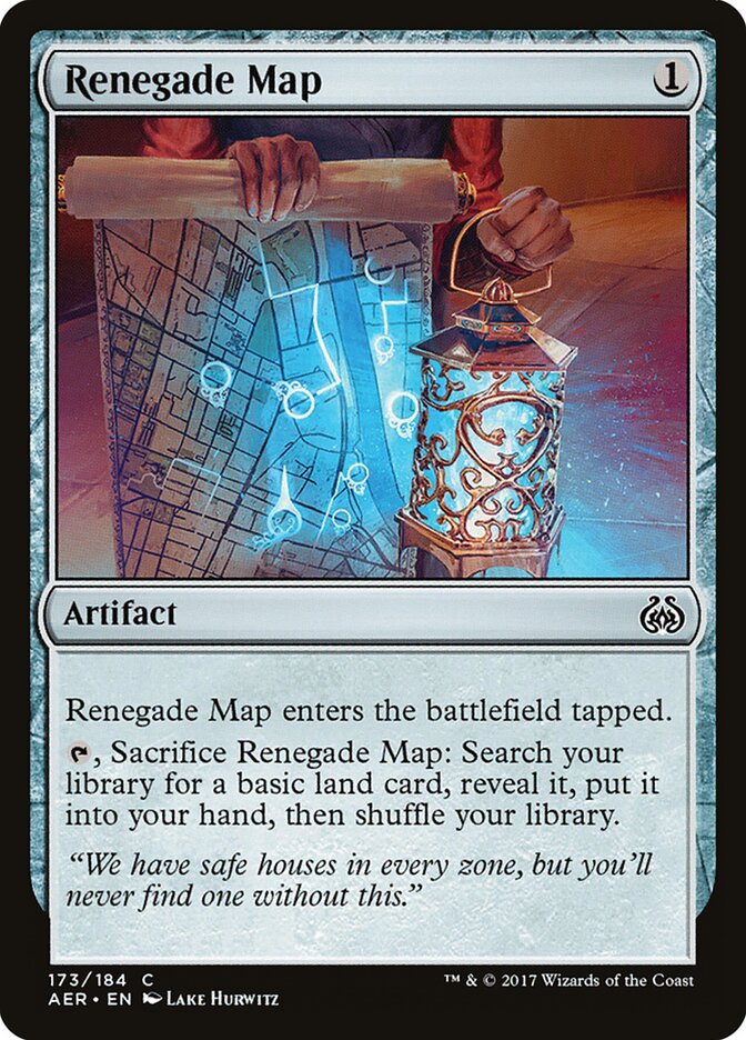 Mapa de los renegados | Renegade Map - Aether Revolt #173