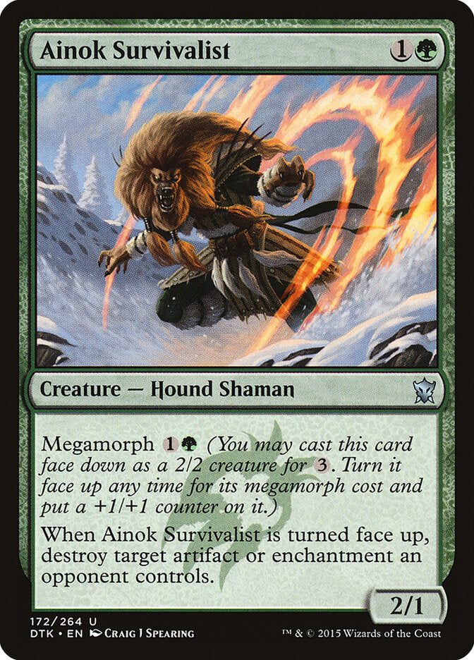 Sobreviviente ainok | Ainok Survivalist - Dragons of Tarkir #172