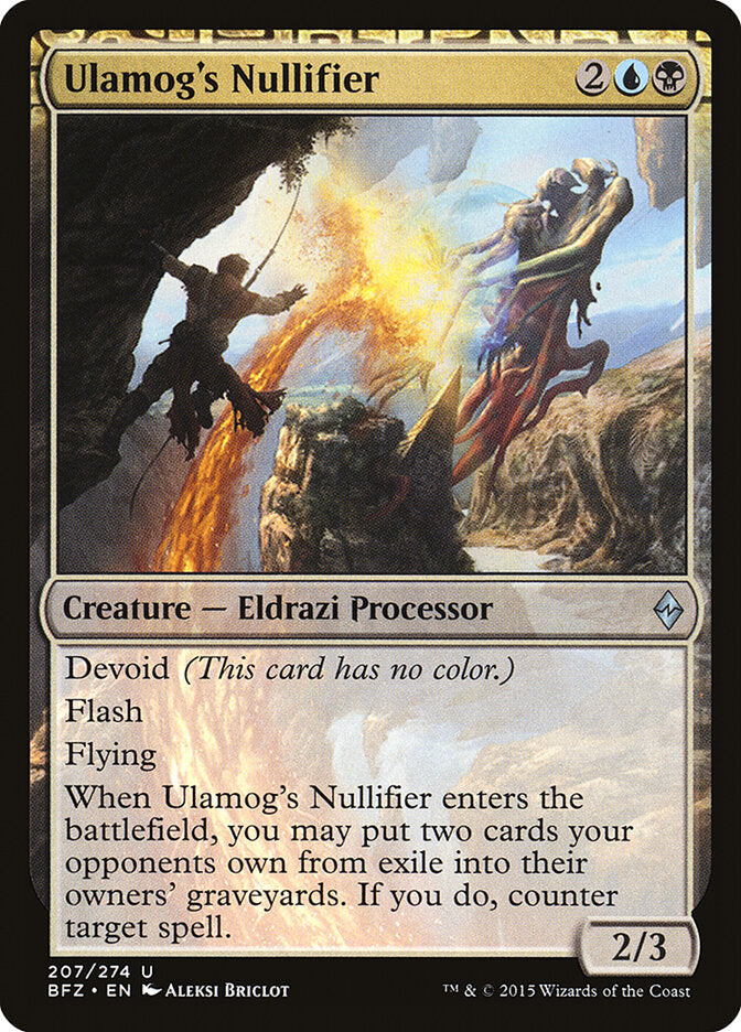 Anulador de Ulamog | Ulamog's Nullifier - Battle for Zendikar #207