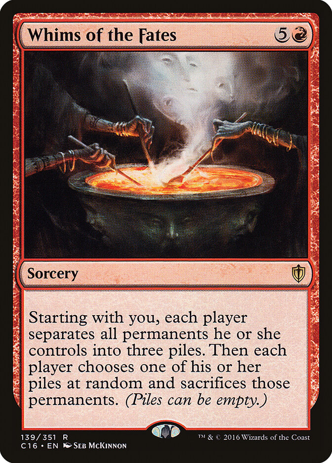 Caprichos de las Moiras | Whims of the Fates - Commander 2016 #139