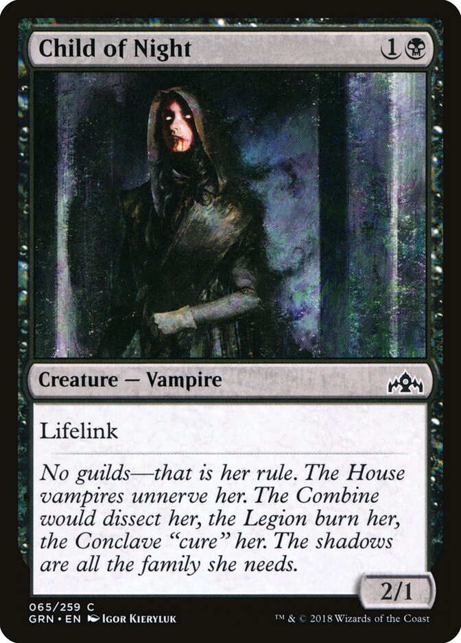 Hijo de la noche | Child of Night - Guilds of Ravnica #65