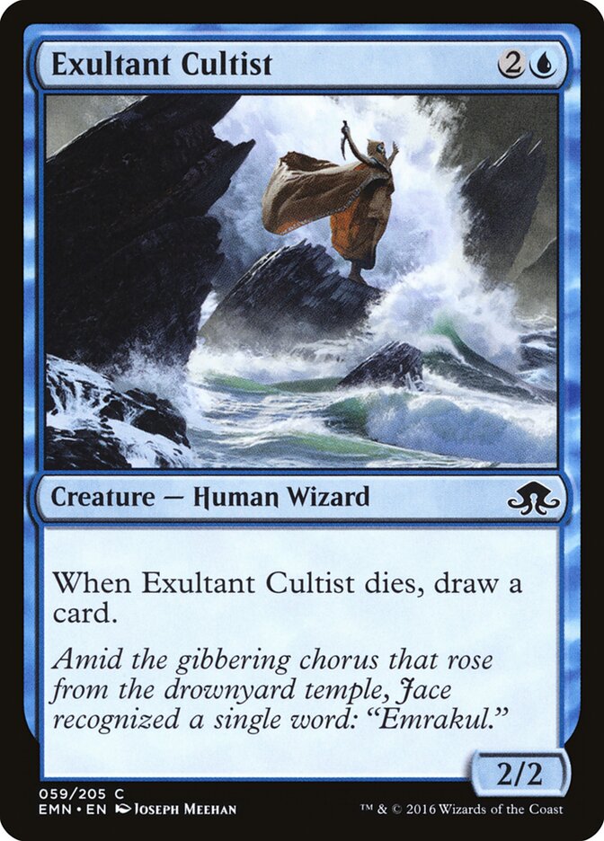Cultista exultante | Exultant Cultist - Eldritch Moon #59
