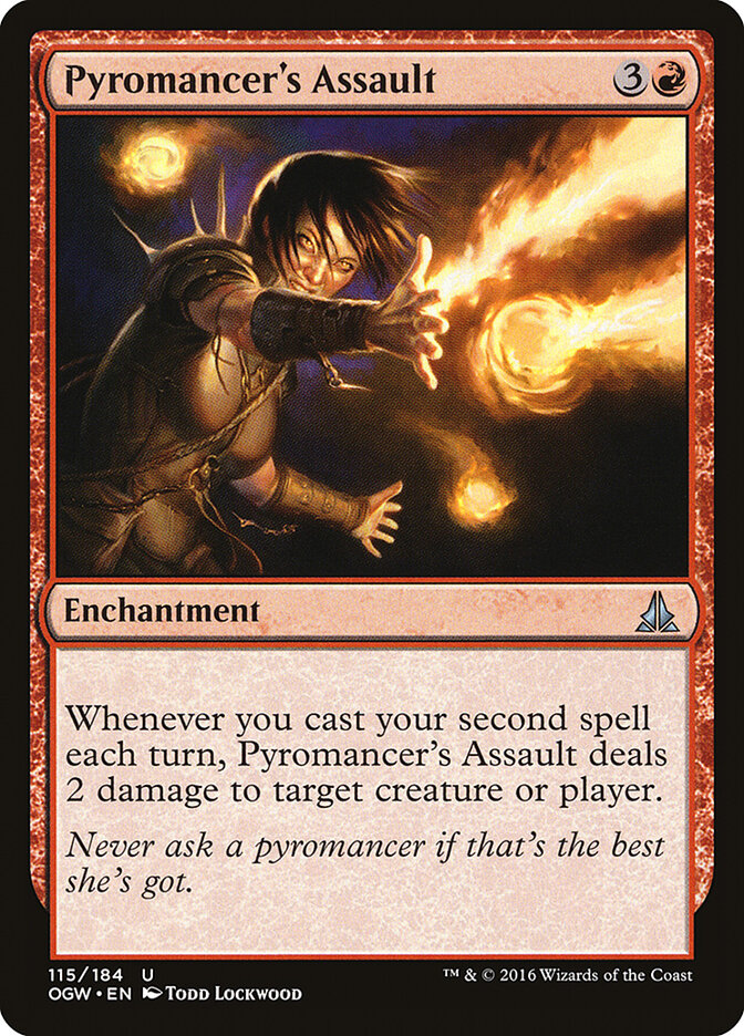 Asalto de la piromante | Pyromancer's Assault - Oath of the Gatewatch #115