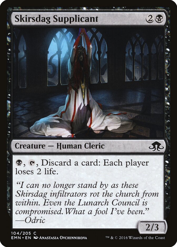 Suplicante Skirsdag | Skirsdag Supplicant - Eldritch Moon #104