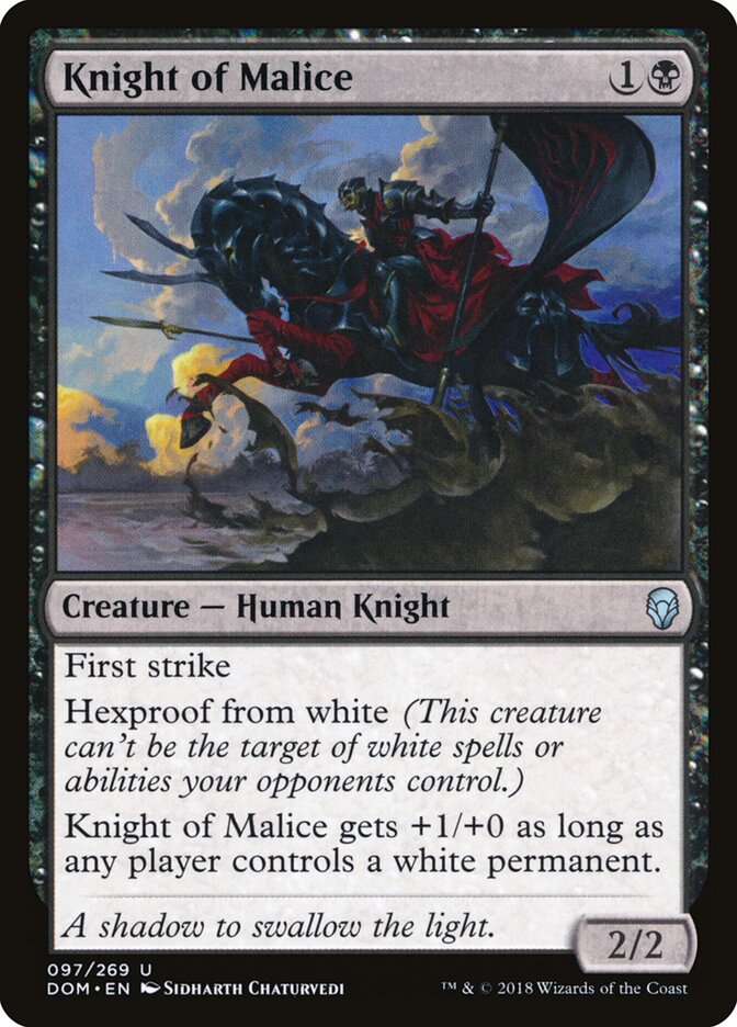 Caballero de la malicia — Dominaria #97