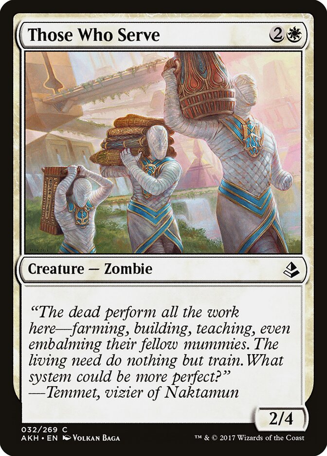 Those Who Serve — Amonkhet #32