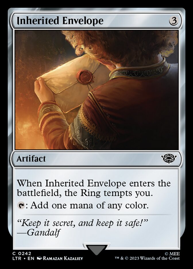 Sobre heredado | Inherited Envelope - The Lord of the Rings: Tales of Middle-earth #242