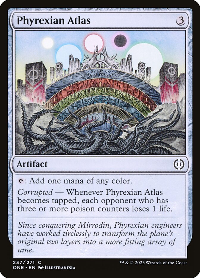 Atlas pirexiano | Phyrexian Atlas — Phyrexia: All Will Be One #237