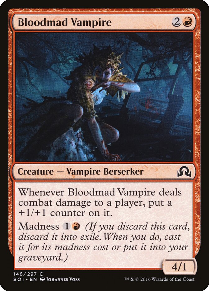 Vampira codiciasangre | Bloodmad Vampire — Shadows over Innistrad #146
