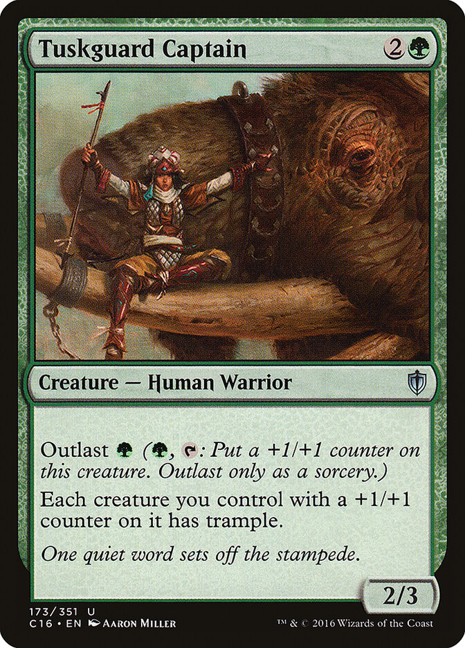 Capitana del cargadermo | Tuskguard Captain - Commander 2016 #173