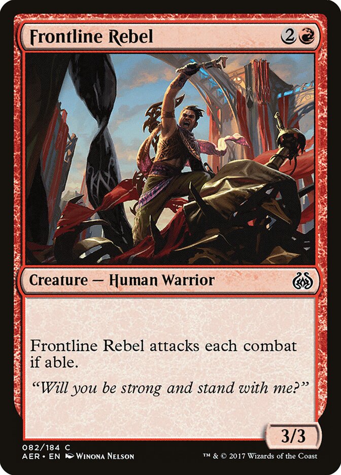 Rebelde de primera línea | Frontline Rebel - Aether Revolt #82