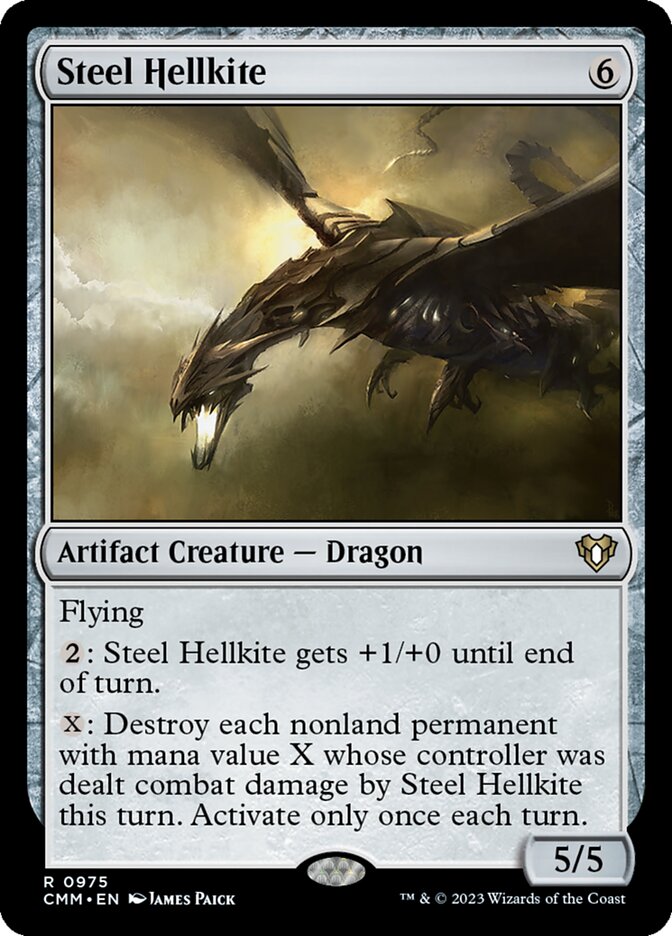Steel Hellkite - Commander Masters #975