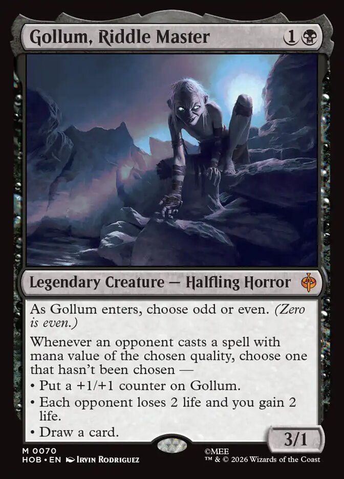 Gollum, Riddle Master - The Hobbit #70