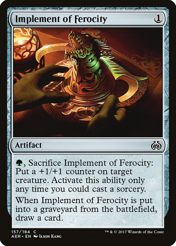 Ingenio de ferocidad | Implement of Ferocity - Aether Revolt #157