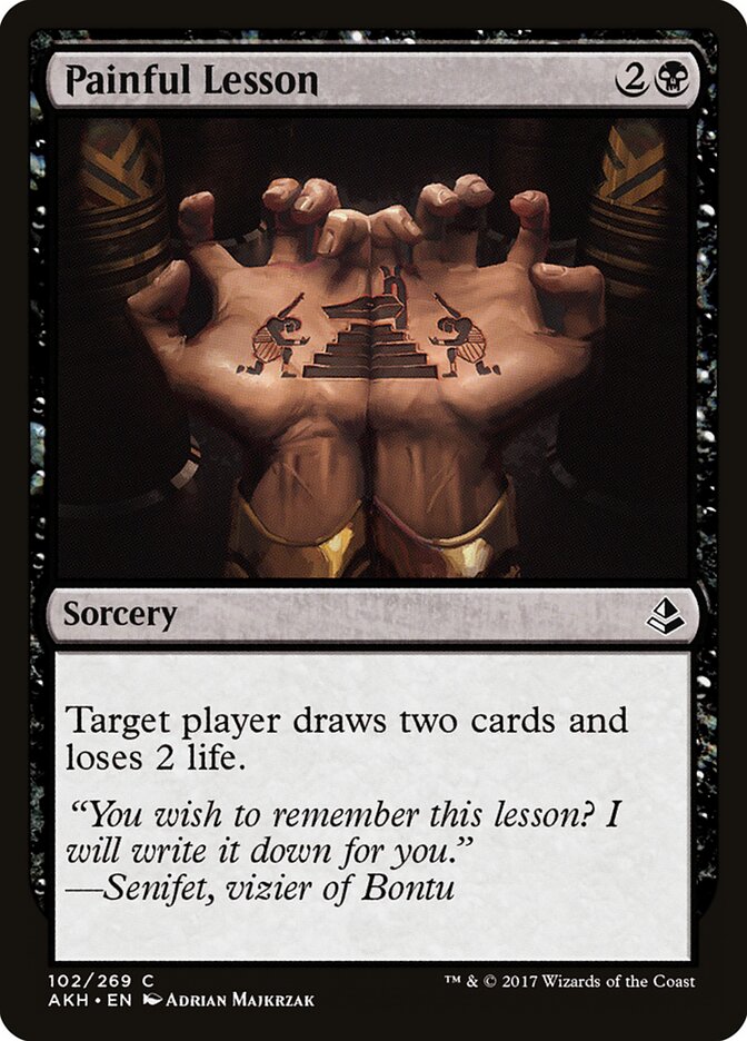 Painful Lesson — Amonkhet #102