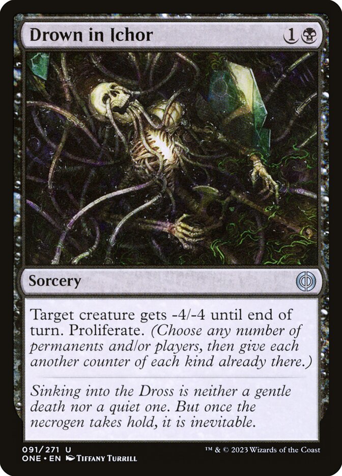 Ahogar en icor | Drown in Ichor — Phyrexia: All Will Be One #91