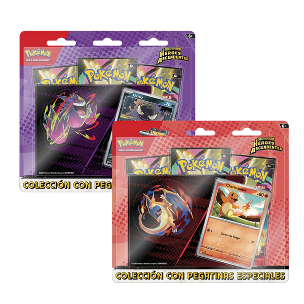 Colección con pegatinas especiales de Megaevolución-Héroes Ascendentes