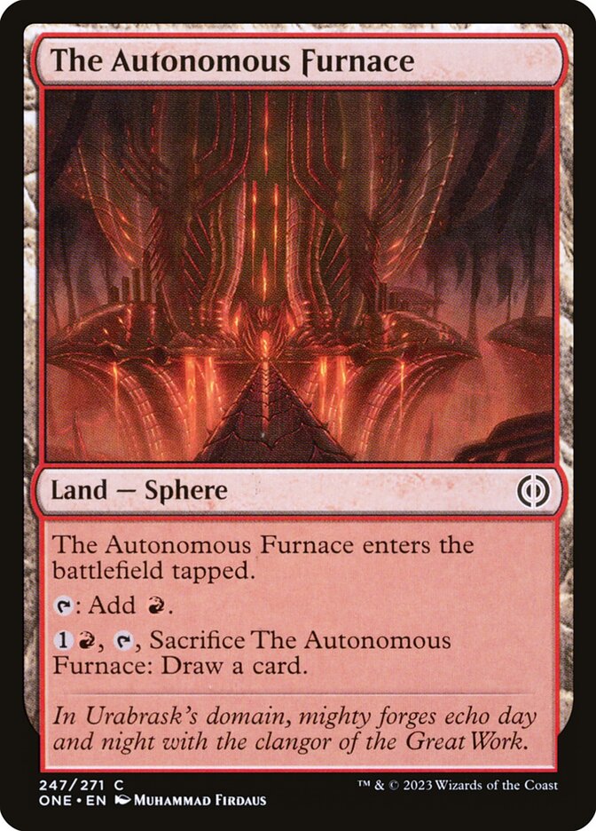 El Horno Autónomo | The Autonomous Furnace — Phyrexia: All Will Be One #247