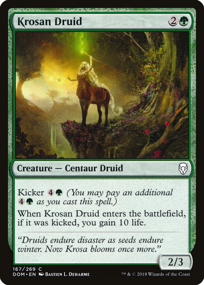 Druida krosana — Dominaria #167